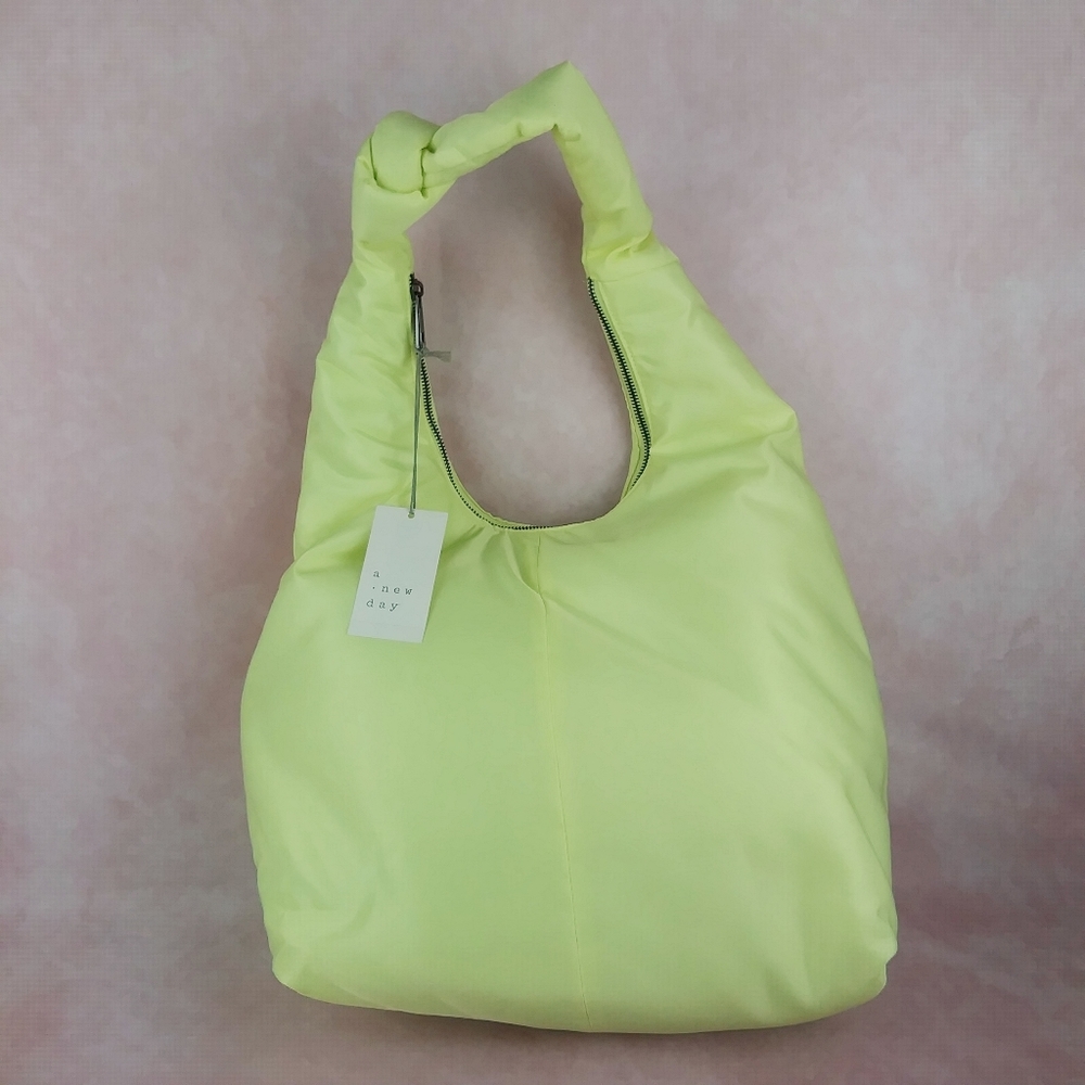 📦 Sale - a new day Lime Zip Closure Knotted Crossbody Bag